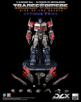 ThreeZero Transformers: Rise of the Beasts -  DLX Scale OPTIMUS PRIME