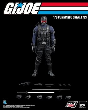 ThreeZero G.I. Joe COMMANDO SNAKE EYES (1/6 Scale)