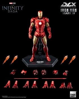 ThreeZero Avengers Infinity Saga 1/12 Scale DLX IRON MAN MK4