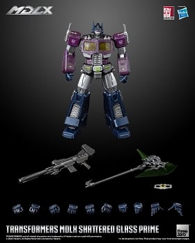 ThreeZero Transformers MDLX Scale SHATTERED GLASS OPTIMUS PRIME