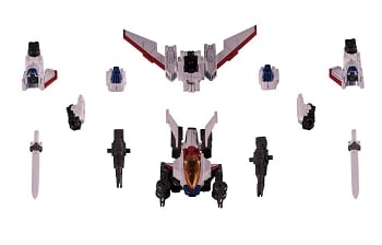 Takara Diaclone Reboot DA-35 SKY JACKET (Storm Sabers ver.)