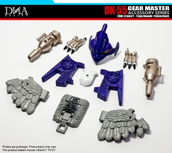 DNA Design DK-55 Gear Master Accessory Series for Legacy Tigerhawk + Silverbolt