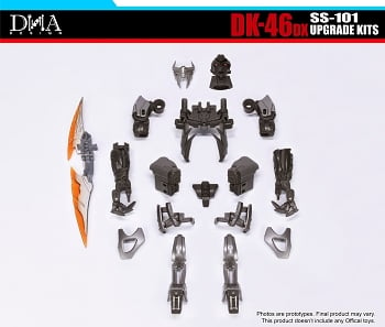 DNA Design DK-46EX Gear Master Accessory Series for SS-101 Upgrade Kits