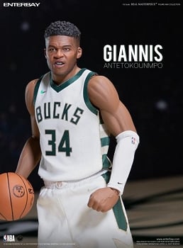 Enterbay 1/6 Real Masterpiece Collection - GIANNIS ANTETOKOUNMPO NBA ACTION FIGURE