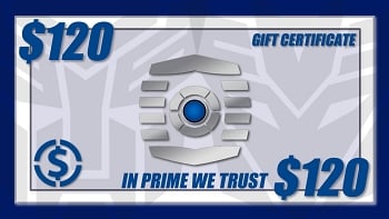 $120 GIFT CERTIFICATE