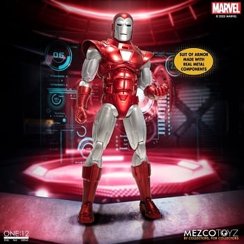 Mezco Marvel One:12 IRON MAN: SILVER CENTURION