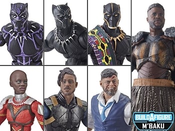 Marvel Legends BLACK PANTHER WAVE 2 Set of 6 - BAF M'BAKU