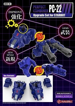 Perfect Effect PC-22 Perfect Combiner Upgrade Kit for POTP Starbot