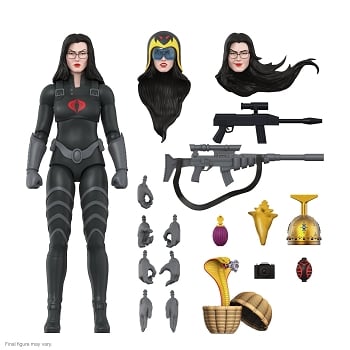 Super7 G.I. Joe Ultimates BARONESS (Black Suit)