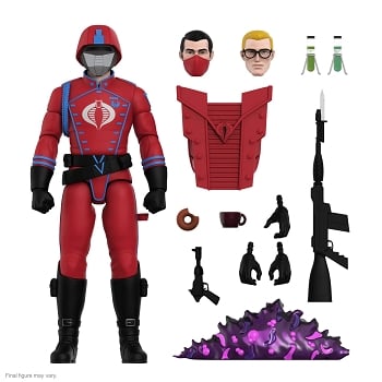 Super7 G.I. Joe Ultimates COBRA CRIMSON GUARD (Cartoon Accurate)