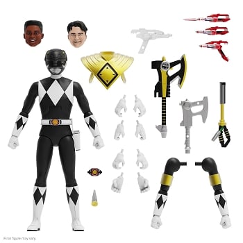 Super7 Power Rangers Ultimates BLACK RANGER