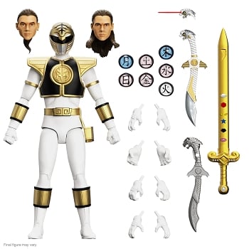 Super7 Power Rangers Ultimates WHITE RANGER