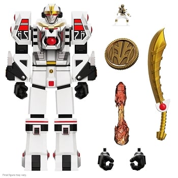 Super7 Power Rangers Ultimates WHITE TIGERZORD (Warrior Mode)