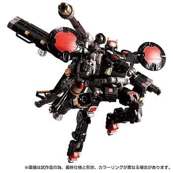 Takara Diaclone Reboot Tactical Mover HAWK VERSAULTER (Orbithopter Unit) Dark Ver.