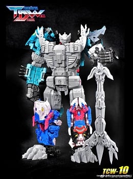 Transform Dream Wave TCW-10 Upgrade kit for Takara GS King Poseidon