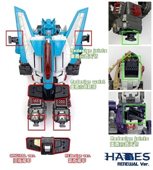 TFC Toys HADES Renewal Joints Accessory Pack